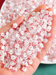 300 件迷你麋鹿雪人圣诞老人装饰娃娃屋树脂微型圣诞工艺品微型雪人仙女花园娃娃屋微型景观装饰，儿童艺术用品返校，男孩/女孩学校用品，背包，学校用品 - 彩色 - 查看 9