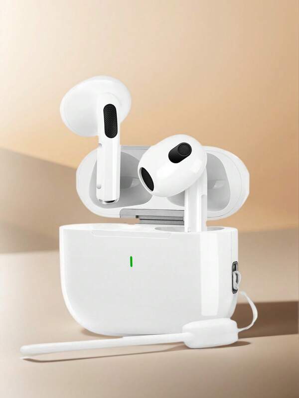 True Wireless Earbuds- Compatible With Apple & Android, Built-In Microphone, Sweat Resistant Earphones, Up To 24 Hours Of Battery Life- White,Ear Phones>Wireless,Airbus's,For Airpuds Case,Battery Capacity (200mAh), Bluetooth Name (A6).