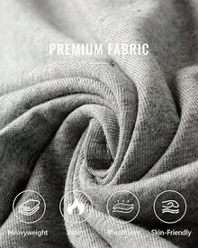 Men's Casual Cargo Sweatpants With Drawstring For Hiking - Grey - View 4