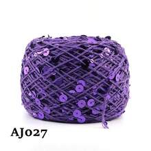 1pc 50g Sequin Thread, Wiring Bead, Fancy Yarn, DIY Bead Yarn, Handmade Size, Color Patch, Size Sequin - Multicolor - View 34