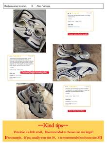 Alan Vincent[Free Returns And Exchanges][Local Delivery][Quick Arrival][City Sneaker Series]Women's Sneakers New Thick Soled Height-Increasing Women's Beige And Blue Shoes Fashionable And Comfortable Soft Shoes Can Be Paired With Various Pants And Clothes Outdoor Sports Shoes Street Style Box Packaging - Màu be - Xem 5