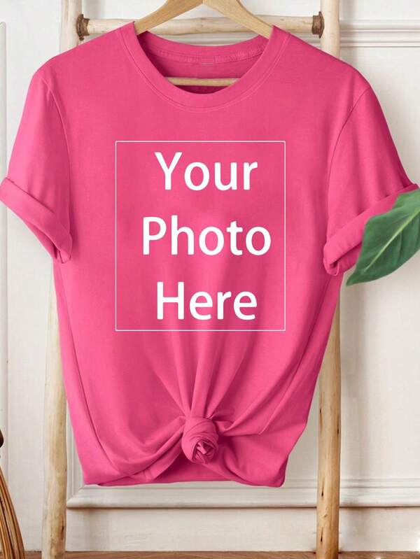 Custom Printed Short Sleeve Pajama Top, Comfortable Loungewear