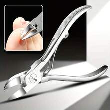 Cortador de unhas clássico de aço inoxidável de 1 peça - Cortador profissional de unhas grossas e embutidas, adequado para homens e idosos, aparador de pés com lâmina curva ultra afiada, ferramenta de higiene inodora - Multicolorido - Ver 11