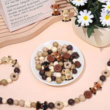 6/34/55/56/100pcs 3D Highlands Cow Focal Point Daisy Flower Silicone Beads Hexagon Silicone Beads Suitable For DIY Crafts Jewelry Necklace Bracelet Keychain Making - 3D Highland Cattle Series - View 6