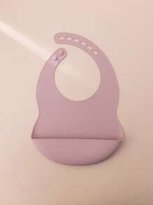 1 pezzo Bavaglino in silicone per neonati con stampa personalizzata del nome, set di stoviglie per neonati regolabile, regalo per neonati personalizzato, multifunzionale, decorativo, con lettere, elegante, moderno, colorato, carino, casual, personalizzato, unico, idea regalo perfetta per lui, idea regalo perfetta per lei, casual chic da strada