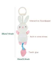 Baby Stroller Wind Chime Plush Rattle Doll, Suitable For Car Seat, Random Color Accessories - Multicolor - View 5