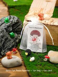 15 件散装员工答谢礼品、励志动物主题答谢礼品、附有便条卡的动物主题答谢礼品、各式树脂小雕像、适合同事的袖珍小礼物、生日、康复、万圣节、圣诞节、感恩节、丰收节、秋季装饰、礼品 - 彩色 - 查看 8