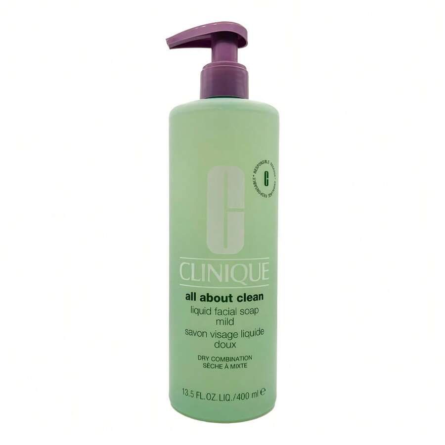 Clinique All About Clean Liquid Facial Soap Mild, 13.5 Oz / 400ml JUMBO Size - 無色 - 查看 1