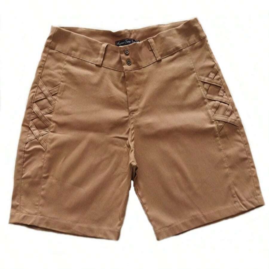 Women's Bermuda Shorts In Bengaline With Lots Of Elastane Fits Really Well - Beige - View 1