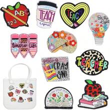 MultiPocket Bag Inserts For Tote Bags Lightweight Nylon Bag Inserts For Travel Hard Shell Bag Inser10 Pcs Charms For Bogg Bags Acrylic Nurse Charms Accessories Suitable For Simply Southern Beach Totes Decoration Luxury Felt Bag Inserts For Designer Bags - C - 查看 1