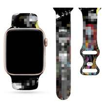 Halloween Watch Band Compatible With Apple, Holidays Watch Band For Halloween Decor, Halloween Apple Watch Band Compatible With Apple Watch Band 38mm 40mm 41mm, Halloween Watch Accessories For Women Men, Soft Silicone Pumpkin Strap Halloween Party Replacement For Apple Watch Series Ultra SE 10 9 8 7 6 5 4 3 2 1