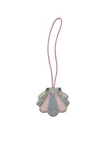 Accesorio de bolso de verano hecho a mano con bordado de cuentas con motivos de vida marina, concha, tortuga marina, estrella de mar con strass de lujo, accesorios para el coche para mujeres, cuentas, cuentas incrustadas, cuentas hechas a mano para uñas - Multicolor - Ver 15