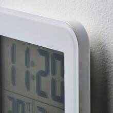 IKEA Nordic Minimalist Silent Table Clock Silent Sweep Second Movement Without Ticking Desktop Decoration Clock Classic White Suitable For Bedroom And Study White