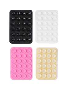 4 pezzi/2 pezzi Impugnatura in silicone per telefono, adatta a tutti i modelli di telefono, supporto adesivo per telefono, maniglia adesiva per telefono senza mani, supporto per impugnatura del telefono per selfie e video compatibile con , telefono Android, regalo per compleanni, famiglia, amici, supporto per telefono, accessori per telefono