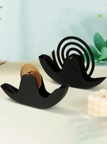 Décoration de maison créative et mignonne, support de bobine anti-moustique en plastique ignifuge, convient pour la répulsif anti-moustique au printemps et en été, décoration de chambre, de salle de bain ou d'espace de vie, support de bobine anti-moustique pour la décoration de la maison, design créatif, brûle-encens