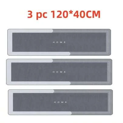 KIT Espessura 3.5 mm elasticidade Tapete antiderrapante absorvente de água feito de lama diatomácea 40*120 CM