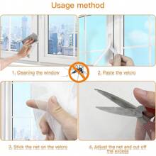 NetHong Large Household Window Screen Mesh Fly Insect Mosquito Moth Insect Screen Netting UK - White - View 7