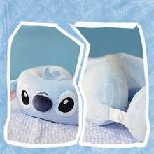 Miniso 名创优品 Stitch 系列记忆棉 U 型枕（双头组装式）| 两个 U 型枕芯均采用柔软亲肤的绒面面料包裹记忆棉，触感细腻，四季皆宜。（1 个） - 淺藍色 - 查看 4