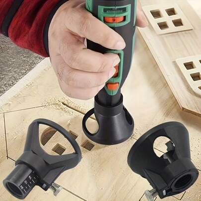 Bộ định vị dụng cụ xoay 1/7/11/29 chi tiết - Dụng cụ định vị chế tạo gỗ DIY - Dụng cụ định vị chính xác đa năng, hoàn hảo cho DIY và thợ mộc chuyên nghiệp. Phụ kiện máy khoan điện không cần sạc, không cần pin, vật liệu đa năng - Bộ phụ kiện dẫn hướng dụng cụ xoay - Bao gồm mũi phay HSS chuôi 1/8" (3mm) và mũi khoan xoắn.