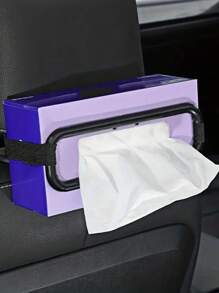 黑色ABS汽车纸巾盒架，悬挂式汽车纸巾盒，汽车纸巾夹，纸巾盒架，汽车遮阳板纸巾架