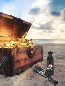 10pcs Pirate Telescope Prop - Portable Collapsible Spyglass | Halloween Decoration For Pirate Costume Accessories - Multicolor - View 4