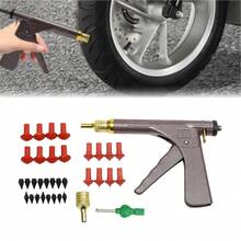 Eatssode Reifenreparaturset, Reifenstopper Tubeless Autorad Vakuum Reifenreparatur Werkzeug mit Stecker für viele schlauchlose Autos, Motorräder, Elektrofahrzeuge, Roller, Rasenmäher, Lastwagen, Geländewagen