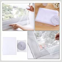 NetHong Large Household Window Screen Mesh Fly Insect Mosquito Moth Insect Screen Netting UK - White - View 3