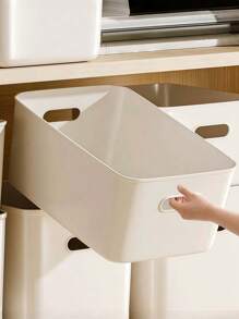 3/2/1件大容量塑料储物盒，桌面整理箱，适用于浴室、厨房、衣服、化妆品，整洁干净