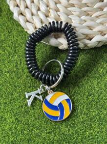 个性化排球钥匙扣礼品，送给段街运动员的礼物，感恩节和圣诞节礼物 - 黃色 - 查看 41