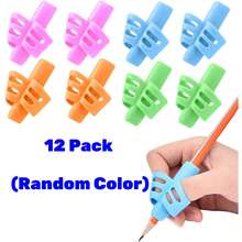 مسك القلم لتصحيح قبضة الكتابة، قابل للتدريب على تصحيح الوضعية، أداة مساعدة للكتابة للاحتياجات الخاصة، لاستخدامها في المكتب والمدرسة والرسم والطلاب والأقلام والقرطاسية ولوازم المكتب وتصحيح قبضة الأطفال على الكتابة، أداة مساعدة للكتابة للأطفال ذوي الاحتياجات الخاصة، مكتب - متعدد الألوان - مشاهدة 15