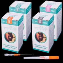 20pcs IV Catheter 14G 16G 18G 20G Disposable Catheter For Ear, Nose, Lip, Tongue, Cartilage, Belly Piercing Needles Kit Piercing Tool - Multicolor - View 5