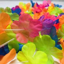 1pc Hawaiian Lei Necklace For Festival & Party Decoration,Christmas - Multicolor - View 13