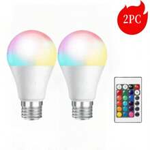 1PC 7W/15W/30W LED16 Color Rainbow Bulb, 220V Voltage, E27 Universal Screw Base, Remote Control RGB Color Changing Light Bar Karaoke Party Festive