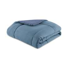 7-Piece Reversible Bed In A Bag Comforter Set With Sheets, Blue Floral, Queen - LIGHT BLUE - View 2
