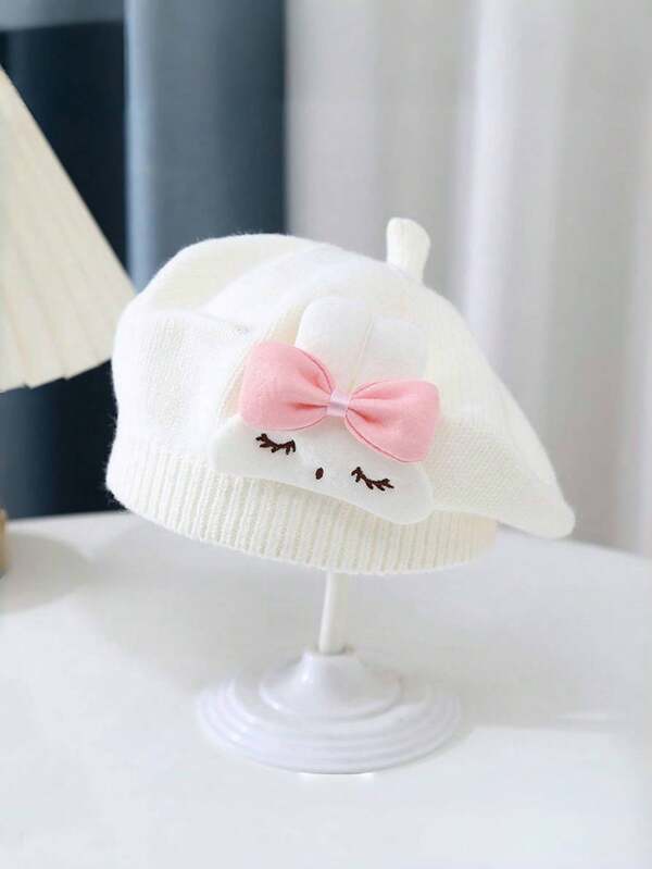 1pc Baby Hat, Cute & Adorable Knitted Beanie Cap For Infant Boys & Girls, Autumn/Winter