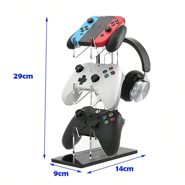 soporte o base para Control De Playstation 5 Accesorios Para Videojuegos - Negro - Añade 7