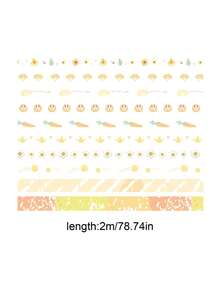 10 Cuộn/Hộp, Băng Keo Washi Họa Tiết Hình Học Cổ Điển, Cuộn Nhãn Dán Thiết Kế Sáng Tạo Đơn Giản, Tươi Mát Và Đơn Giản, Vật Liệu Trang Trí Nền Sổ Kế Hoạch Tự Làm, Băng Keo Che Thời Trang Và Tinh Tế, Trang Trí Sổ Lưu Niệm Trở Lại Trường Học - Nhiều màu - Xem 25