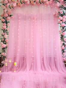 1/2/6 pièces Décorations de fête de révélation du bleu et rose, toile de fond en tulle (lumières non incluses), convient pour la fête de révélation du , la décoration de la baby shower, également pour l'anniversaire d'un garçon ou d'une fille, décor de fête, fournitures de baby shower, décorations de fête - Multicolore - Voir 11