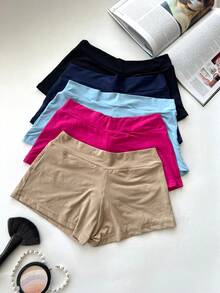 Kit 10 Short Shorts For Women, Panties, Second Skin Anagua, Intimate Fashion, Lingerie, Promotion, Resale - Multicolor - View 1