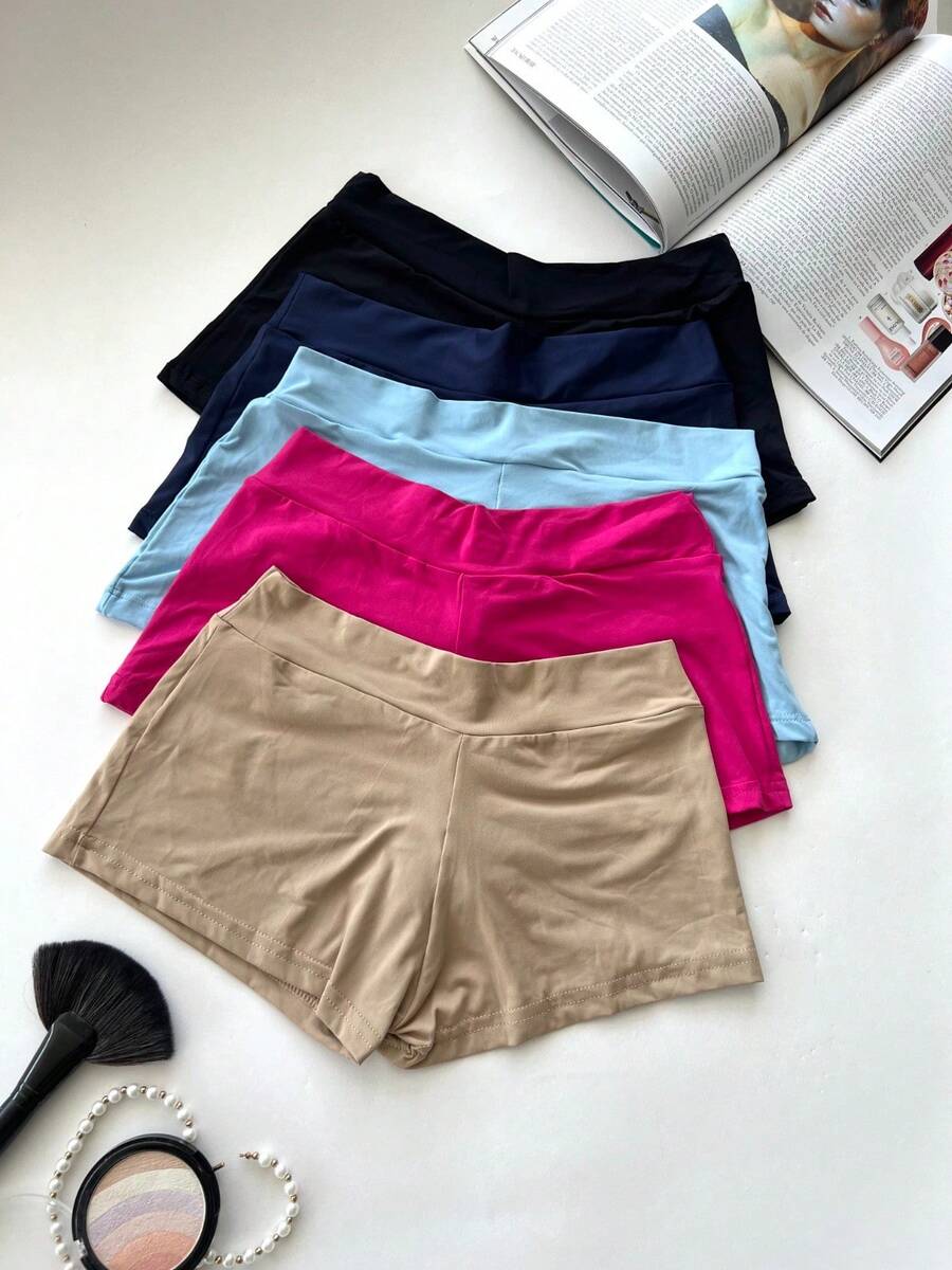 Kit 10 Short Shorts For Women, Panties, Second Skin Anagua, Intimate Fashion, Lingerie, Promotion, Resale - Multicolor - View 1