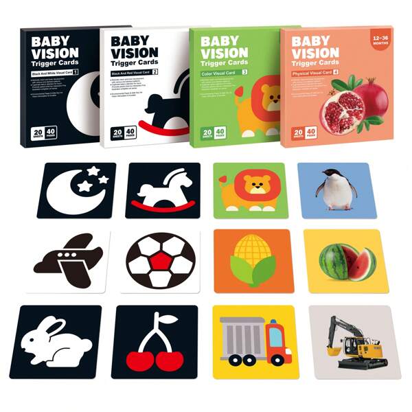 1 caja de 20 tarjetas en blanco y negro con 40 patrones diferentes, tarjetas en blanco y negro para estimulación visual de lactantes, tarjetas de entrenamiento de educación temprana para bebés recién nacidos, utilizadas para estimulación visual de alto contraste en niños, regalo de tarjetas de aprendizaje, tarjetas de seguimiento visual y tarjetas de estimulación visual para el tiempo de panza de bebé, tarjetas de hitos, tarjetas de contraste para bebés, juguetes para bebés, tiempo de panza, juguetes para recién nacidos, bebé de 6 meses, monitor de bebé, juguetes para bebés de 6 meses