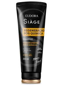 Eudora Shampoo Siàge Expert Regeneração Pós Química 250ml - Preto - Visão 2
