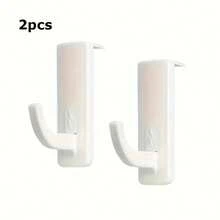 4pcs/2pcs/1pc Headphone Holder Hook Stand, Suitable For Computer Headset, Monitor Edge, Desk, Wall, Game Storage Rack, Compact & Sturdy Headphone Stand, Provides Firm Support And Space-Saving - Multicolor - View 12