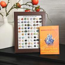 80pcs Natural Mineral Specimen Set + 100 Types Mineral Identification Guide, Includes Rare Varieties Like Labradorite, Agate, Obsidian, Turquoise, Garnet | Home Decor, Mineral Collection, Holiday Gift (Christmas/Valentine's Day/Canada Day) - Multicolor - View 4