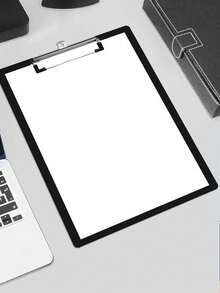 Portadocumentos A4 estilo sobre, Color Retro, aspecto Simple, para uso en oficina, escuela y conferencias, 1 pieza - Gris - Ver 6