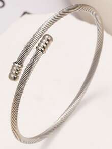 时尚欧美四叶草锆石镶嵌女士手链套装，适合多种场合佩戴，可叠戴，也是馈赠亲友的佳品。 - 金黃色 - 查看 6