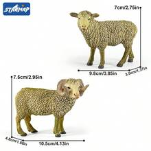 [Certified For Children] Forest Animals Figurines Woodland Animals Model Kit, Miniature Realistic Plastic Wild Forest Animals For Cake Toppers, Birthday Party Favors, Cupcake Toppers, And Kids Birthday Gifts - Multicolor - View 37