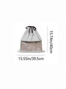 Suede Dust Bags For Luxury Bags, See-Through Closure Dust Cover, Moisture-Proof Packing Organizer - Multicolor - View 13