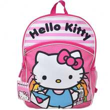 Hello Kitty 16" Pink School Backpack With Front And Side Pockets - 彩色 - 查看 2