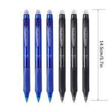 13支装0.5mm专业可擦大容量中性笔套装 - 2支黑色和蓝色可擦笔+10个大容量笔芯+1块橡皮擦 - 可水洗笔杆，办公文具专用可擦魔术笔 - 套裝 - 查看 6